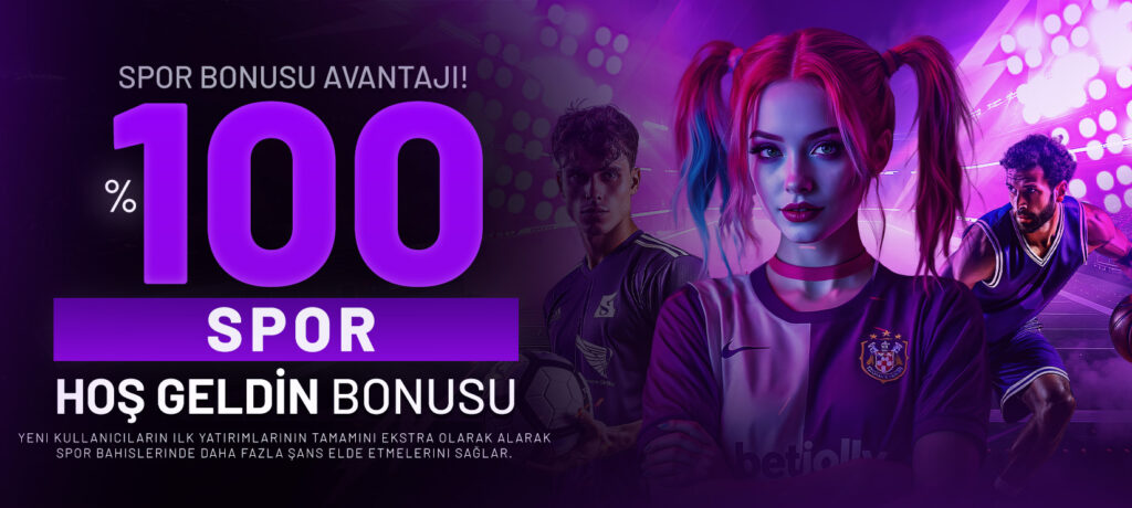 BetJolly %100 Spor Bonusu